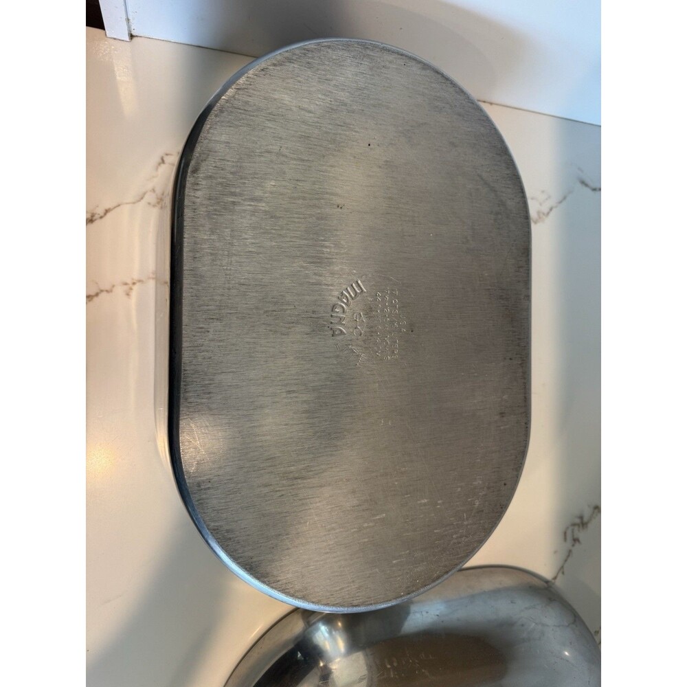 GHC Magnalite 17 QT Cast Aluminum Roaster W/ Lid, With Trivet Dutch Oven - Picture 5 of 14